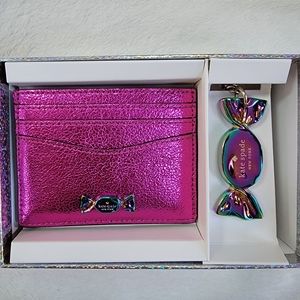 Kate Spade Candy Card Holder and Key Fob